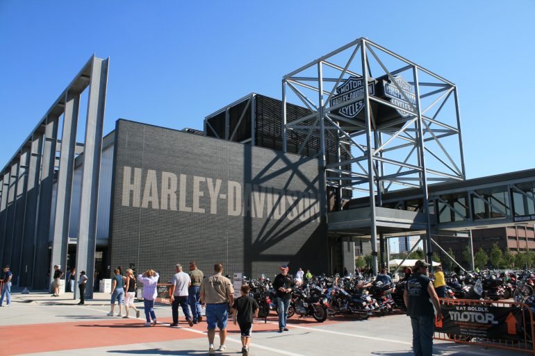 Harley-Davidson museum in Milwaukee