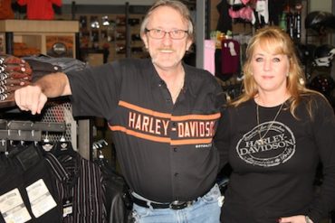 Grant and Cindy Price of gasoline Alley Harley-Davidson