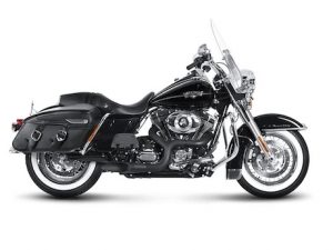 Akrapovic Open-Line exhaust system on a Harley-Davidson Road King