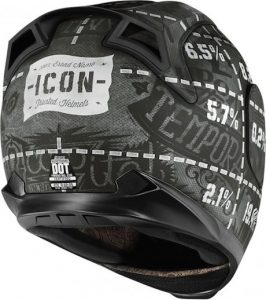 Icon Airframe Statistic motorcycle helmets