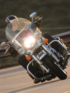 Harley Road King test ride