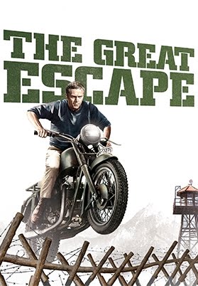 The Great Escape movie poster motorcycle chase
