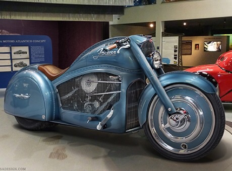 Harley Bugatti Atlantico concept