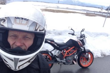 Could have done with heated grips on the KTM 390 Duke launch in Austria