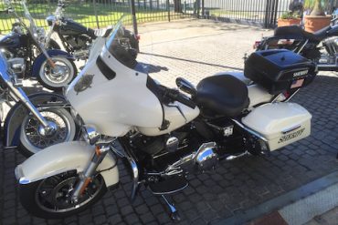 Sammy Harlee's Harley-Davidson Electra Glide police motorcycle