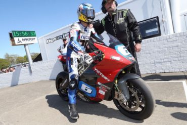 Guy Martin on the Victory motorcycles electric prototype