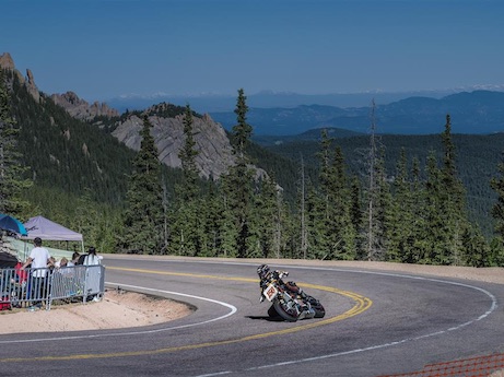 Don Canet on the Victory Motorcycles and Roland Sands Design Project 156 at Pikes Peak International Hillclimb 2015 forever