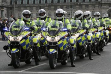 British Police Motorcycle