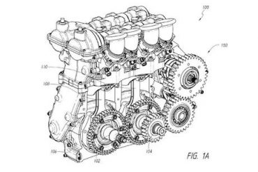 Dan Gurney's patented Moment-Cancelling Four-Stroke” (MC4S) motorcycle engine