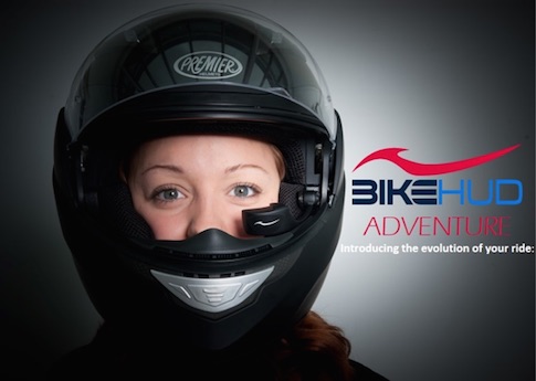 BikeHUD head-up display for motrocycle helmets