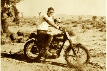 Steve McQueen’s 1963 Triumph Bonnveille “Desert Sled” smart desert