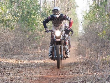 Royal Enfield Himalayan mid-sized adventure motorcycle