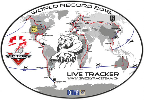 Global lap record map