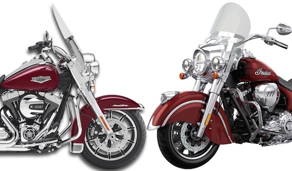 Harley-Davidson Road King V Indian Springfield price pressures taxes