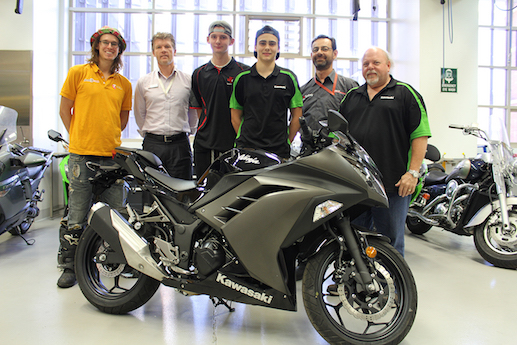 Kawasaki donates to help Aussie apprentices