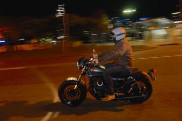 Night rider Black dog ride