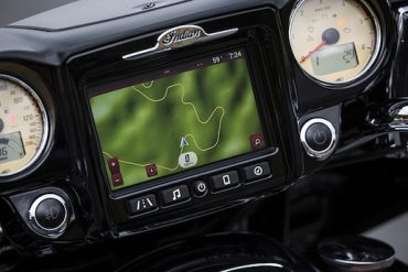 2017 Indian Roadmaster Ride Command infotainment system