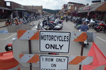 Parking motorcycles Sturgis rally act threat