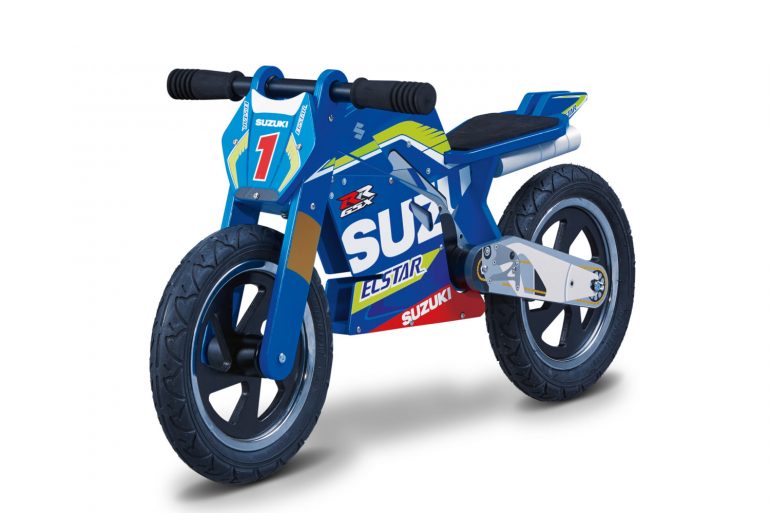 Suzuki toys for small and big boys GSX-R750 MotoGP GSX-RR Kiddimoto Balance bike