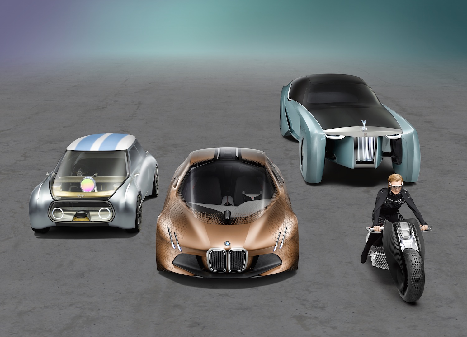 BMW Vision Next 100 driverless automated self-driving artificial intelligence tests