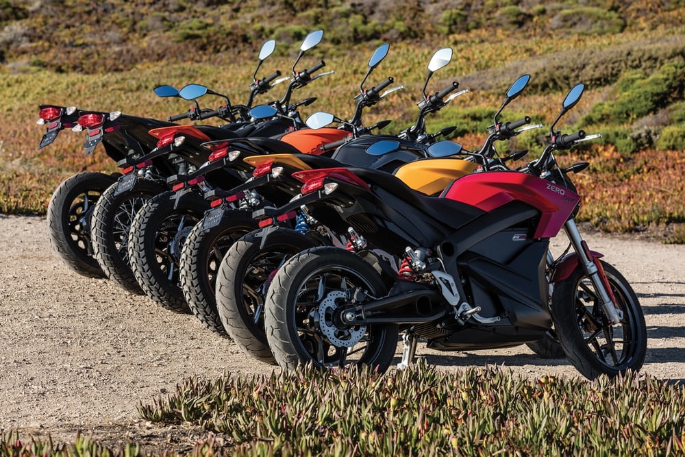 2017 Zero motorcycles have increased range 360km hit battle