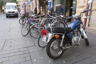 Toulouse France Where motorcycle parking is a paradise