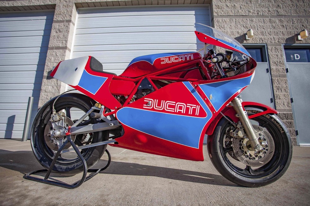 Ducati 750 TT1 1984 racer at Bonhams Las Vegas auction