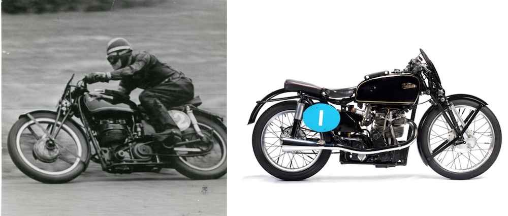 1948 Velocette 348cc KTT MkVIII Works Special Racing Motorcycle (£120,000 – 150,000) race leathers