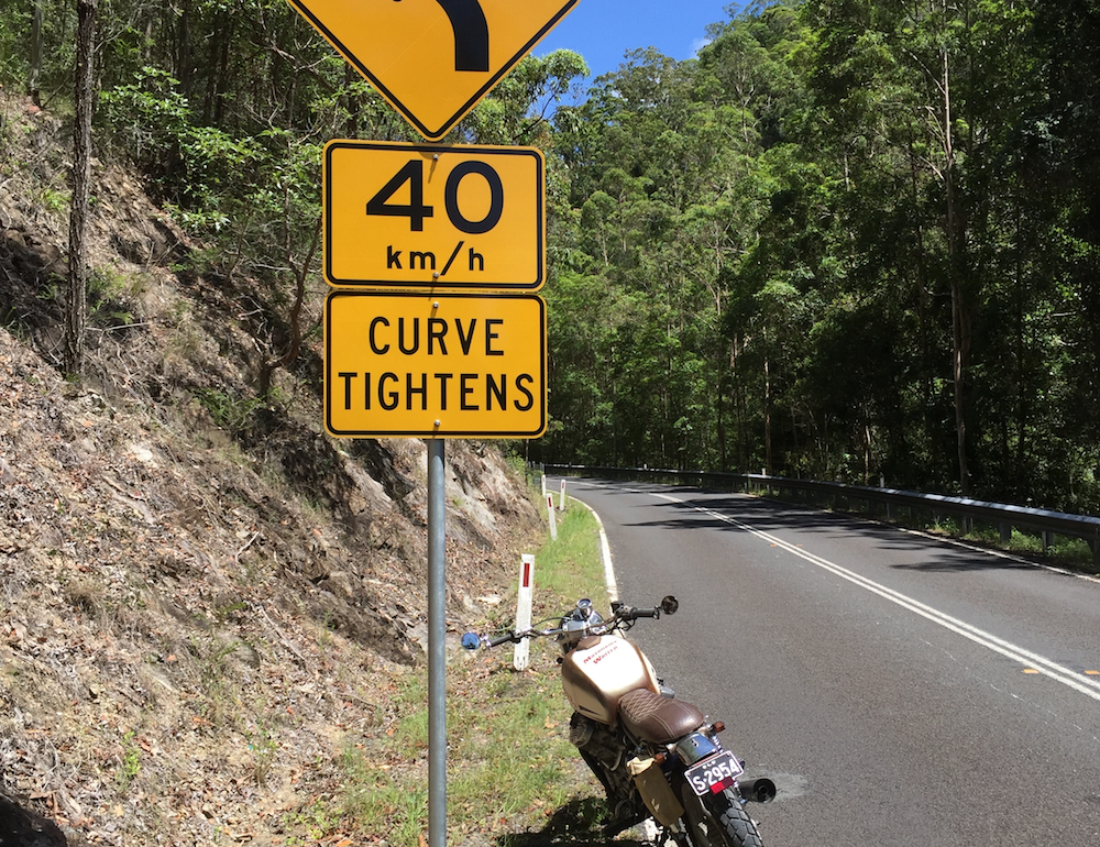 Curve signs - Oxley Highway may set safety standard Austroads read Traffic Sign Recognition (TSR) Signs warnings