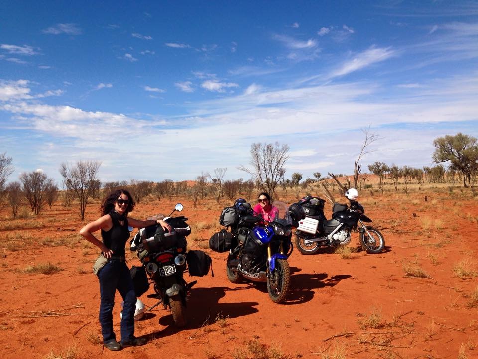 Psychs on bikes RNs Jury & Lowe to Quilpie QLD