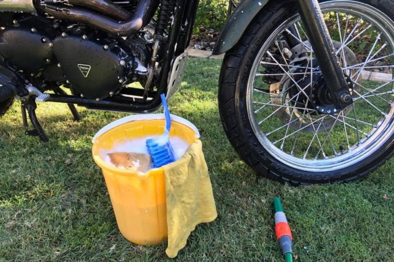Best implement for washing your bike
