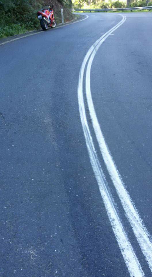 Diesel spill transport department NSW roads traffic motorcycles spills