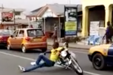 Motorcycle Stunt video