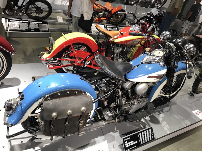 Motorcycle fans will be pleasantly surprised with the number of bikes on show at the Petersen Automotive Museum in Los Angeles.