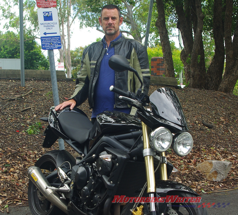 CARRS-Q QUT researcher dr Ross Blackman Motorbike online survey moped mopeds