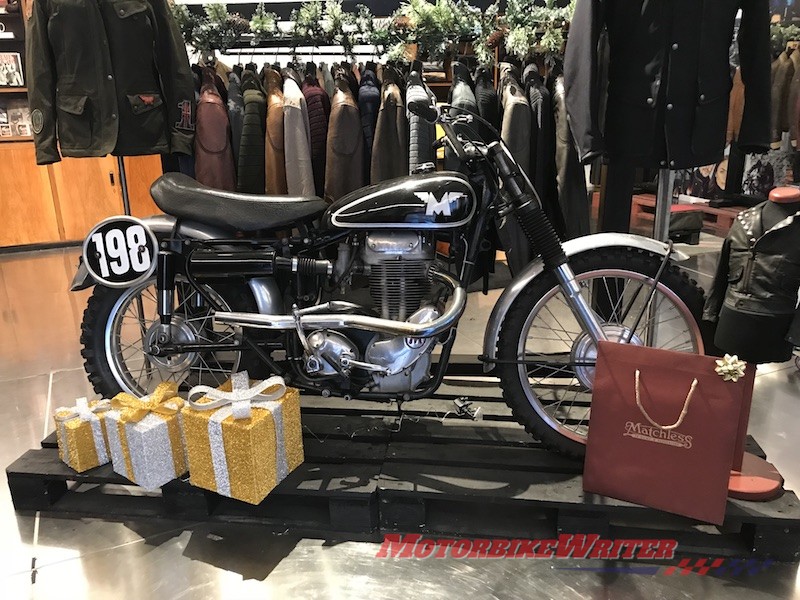 Matchless in Cork St, London levis