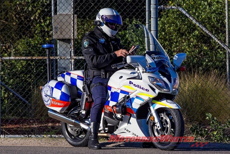 NSW motorcycle police demerits