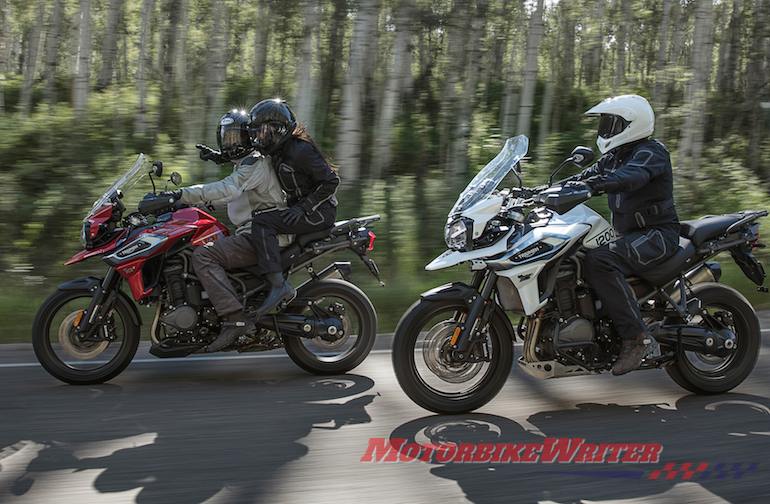 2018 Triumph Tiger 1200 XRt and XCx