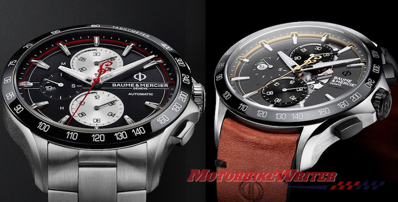 Swiss watch Indian Motorcycle watches by Baume and Mercier