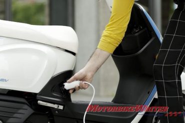 Kymco proposes battery swap scheme for Ionex electric scooter