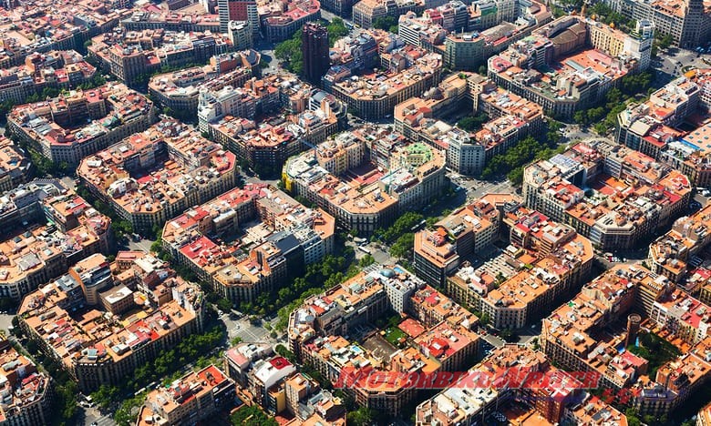 Barcelona superblock zones