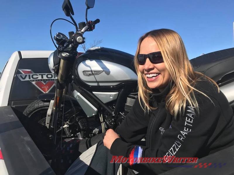 Woman challenge global riding record