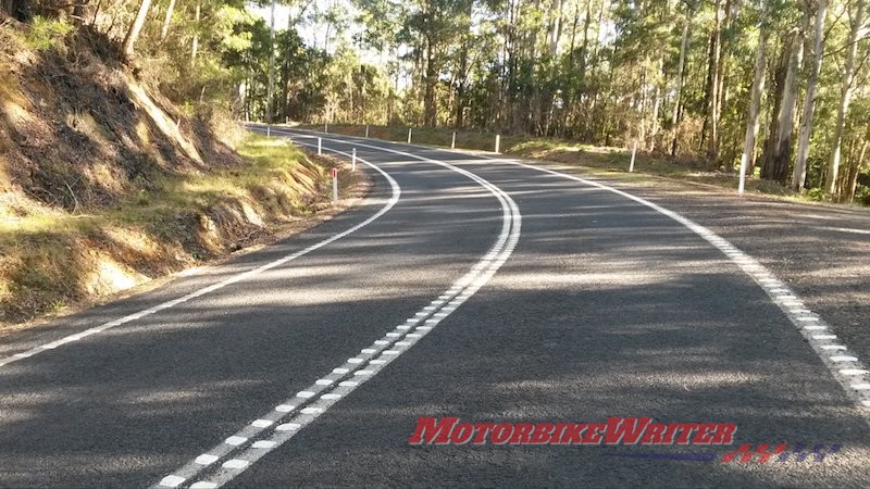 Ripple strips on the Oxley highway bumps