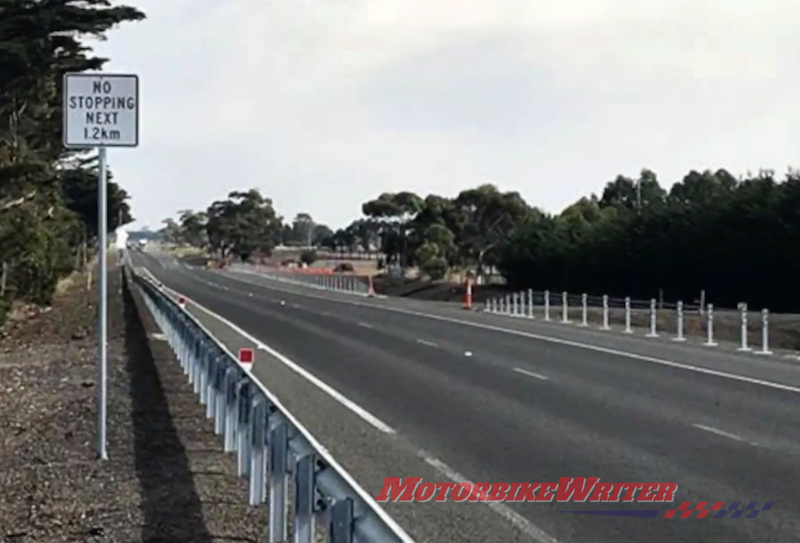Bad Roads Rally roadworks potholes Victoria wire rope barriers support