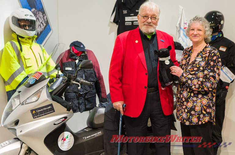 Motorcycle legend Mayor Bertrand Cadart hangs up his gear