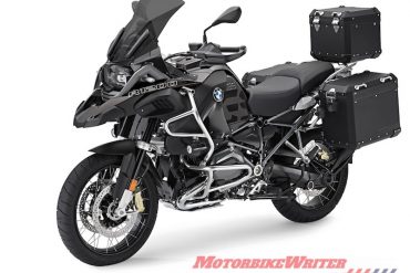 BMW R 1200 GS with edition black accessories