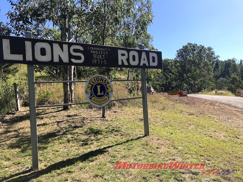 Lions Rd Lions TT bridge roadworks police motorcycles reopened