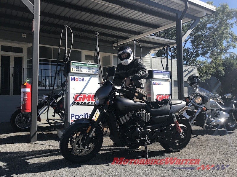 Harley-Davidson Street Rod XG750A fuel service station