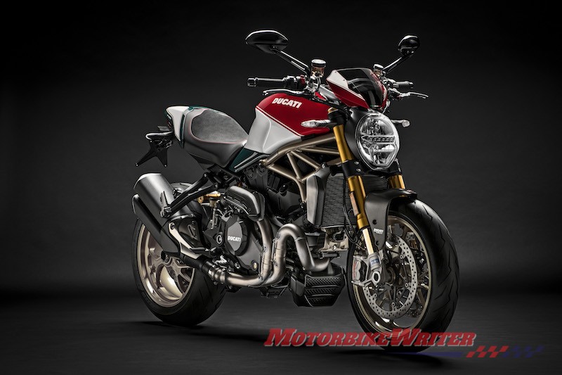 Ducati Monster 1200 25° Anniversario - S&S Cycle prototype exhaust for Indian FTR 1200