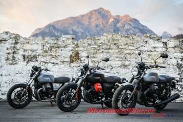 2018 Moto Guzzi limited edition V7III models Milano, Carbon and Rough